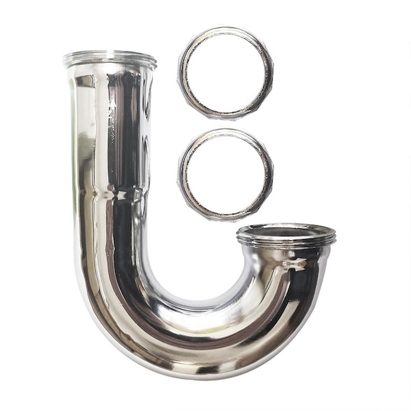 Thrifco Plumbing 22 Gauge 1-1/2 Inch x 1-1/2 Inch Chrome Plated Brass Tubular Hi 4400677 - main
